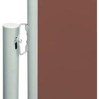 Berkfield Home Patio Retractable Side Awning 180x600 cm Brown