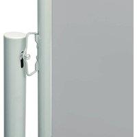 Berkfield Home Patio Retractable Side Awning 117x600 cm Grey