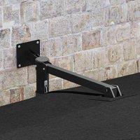 Berkfield Home Patio Umbrella Black Polyester, Steel Large Tiltable