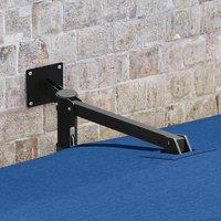 Berkfield Home Patio Umbrella Azure Blue Steel, Polyester Large Adjustable