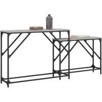 Berkfield Home Nesting Console Tables 2 pcs Grey Sonoma Engineered Wood