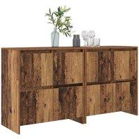 Berkfield Home Sideboard 2 pcs Old wood 70 x 41 x 75 cm Engineered wood in Brown