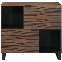 Berkfield Home Sideboard 80x33.5x75 cm in solid mango wood in Brown