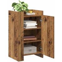 Berkfield Home Sideboard Old Wood 45x35x75 cm Engineered Wood in Brown | Size: 45 x 35 x 75 cm