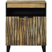 Berkfield Home Sideboard 60x33.5x75 cm - Solid Wood Mango in Brown
