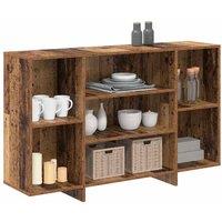 Berkfield Home Sideboard with Shelf Old wood 120 x 30 x 75 cm Engineered wood in Brown