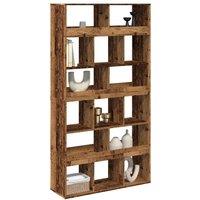 Berkfield Home Room Divider Old Wood 100x33x187.5 cm Engineered Wood in Brown