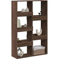 Berkfield Home Room Divider Brown Oak 100x33x155.5 cm Engineered Wood