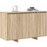 Berkfield Home Sonoma Oak Sideboard Sonoma oak Engineered wood 120 x 41 x 75 cm in Beige