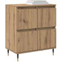 Berkfield Home Sideboard with Storage with Door Brown 60 x 35 x 70 cm Engineered wood