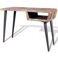 Berkfield Home Reclaimed Wood Desk with Iron Legs