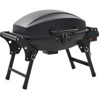 Berkfield Home Portable Gas BBQ Grill with Cooking Zone Black