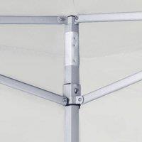Berkfield Home Professional Folding Party Tent with 2 Sidewalls 3x3 m Steel White