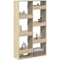 Berkfield Home Room Divider Sonoma Oak 100x33x175 cm Engineered Wood in Light Brown | Size: 100 x 33 x 175 cm