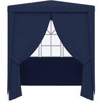 Berkfield Home Professional Party Tent with Side Walls 2x2 m Blue 90 g/m