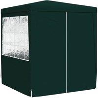 Berkfield Home Professional Party Tent with Side Walls 2.5x2.5 m Green 90 g/m