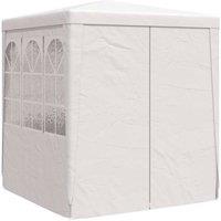 Berkfield Home Professional Party Tent with Side Walls 2x2 m White 90 g/m