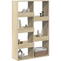 Berkfield Home Room Divider Sonoma Oak 100x33x155.5 cm Engineered Wood in Light Oak
