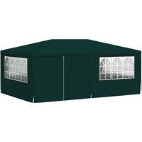 Berkfield Home Professional Party Tent with Side Walls 4x6 m Green 90 g/m?