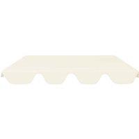Berkfield Home Replacement Canopy for Garden Swing Cream 150/130x105/70 cm