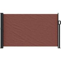 Berkfield Home Retractable Side Awning Brown 117x300 cm