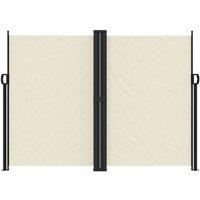 Berkfield Home Retractable Side Awning Cream 180x600 cm