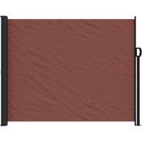 Berkfield Home Retractable Side Awning Brown 160x300 cm