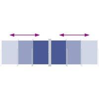 Berkfield Home Retractable Side Awning Blue 180x600 cm