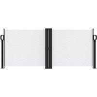 Berkfield Home Retractable Side Awning White 100x600 cm