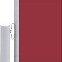 Berkfield Home Retractable Side Awning Red 180x1200 cm