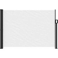 Berkfield Home Retractable Side Awning White 140x600 cm