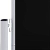 Berkfield Home Retractable Side Awning Black 160x1200 cm
