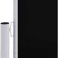 Berkfield Home Retractable Side Awning Black 160x1000 cm