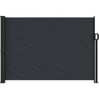 Berkfield Home Retractable Side Awning Black 140x300 cm