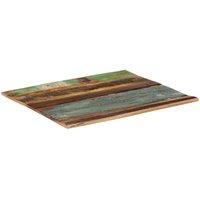 Berkfield Home Rectangular Table Top 70x80 cm 15-16 mm Solid Reclaimed Wood