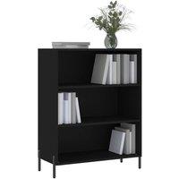 Berkfield Home Shelf Cabinet Black 69.5x32.5x90 cm Engineered Wood