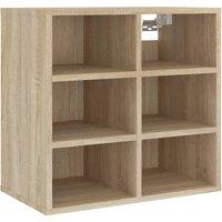 Berkfield Home Shoe Cabinet Sonoma Oak 52.5x30x50 cm in Light Oak