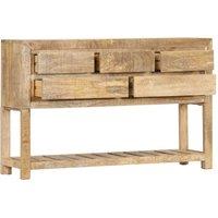 Berkfield Home Sideboard 120x30x75 cm Solid Mango Wood in Brown | Size: 120 x 30 x 75 cm