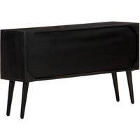 Berkfield Home Sideboard 110x33x64 cm Solid Mango Wood in Brown | Size: 110 x 33 x 64 cm