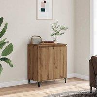 Berkfield Home Sideboard Artisan Oak 60x35x70 cm Engineered Wood in Brown | Size: 60 x 35 x 70 cm