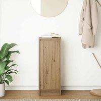 Berkfield Home Sideboard Artisan Oak 29.5x34x76 cm Engineered Wood in Brown