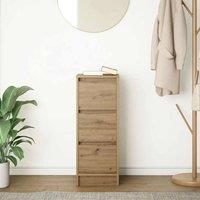 Berkfield Home Sideboard Artisan Oak 29.5x34x76 cm Engineered Wood in Brown