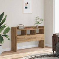Berkfield Home Sideboard Artisan Oak 105x30x70 cm Engineered Wood in Brown | Size: 105 x 30 x 70 cm