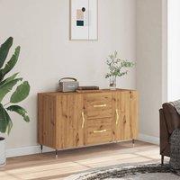 Berkfield Home Sideboard Artisan Oak 100x36x60 cm Engineered Wood in Brown | Size: 100 x 36 x 60 cm