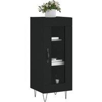 Berkfield Home Sideboard Black 34.5x34x90 cm Engineered Wood