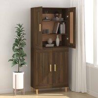 Berkfield Home Sideboard Brown Oak 69.5x34x90 cm Engineered Wood