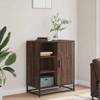 Berkfield Home Sideboard Brown Oak 62x35x76 cm Engineered Wood | Size: 62 x 35 x 76 cm