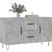 Berkfield Home Sideboard Concrete Grey 100x36x60 cm Engineered Wood | Size: 100 x 36 x 60 cm