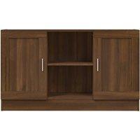 Berkfield Home Sideboard Brown Oak 120x30.5x70 cm Engineered Wood