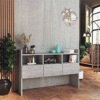 Berkfield Home Sideboard Concrete Grey 105x30x70 cm Engineered Wood | Size: 105 x 30 x 70 cm